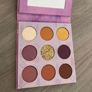Colourpop cosmetics Frozen eyeshadow palette